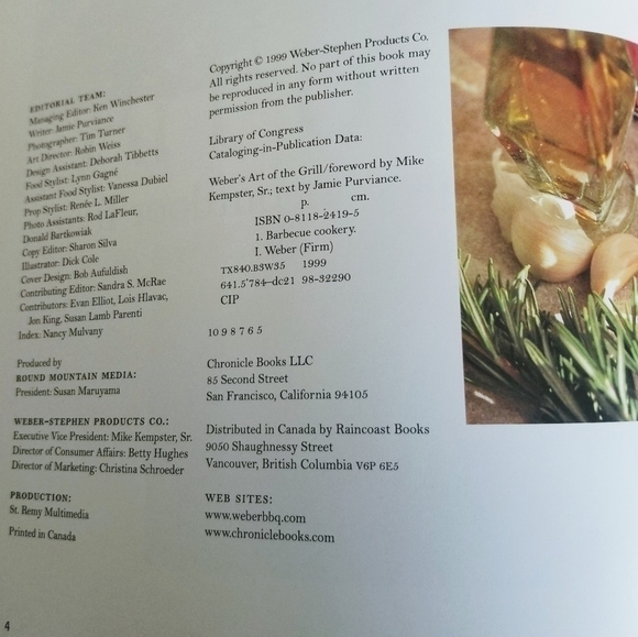 Weber's Art of the Grill Cookbook - Picture 7 of 7